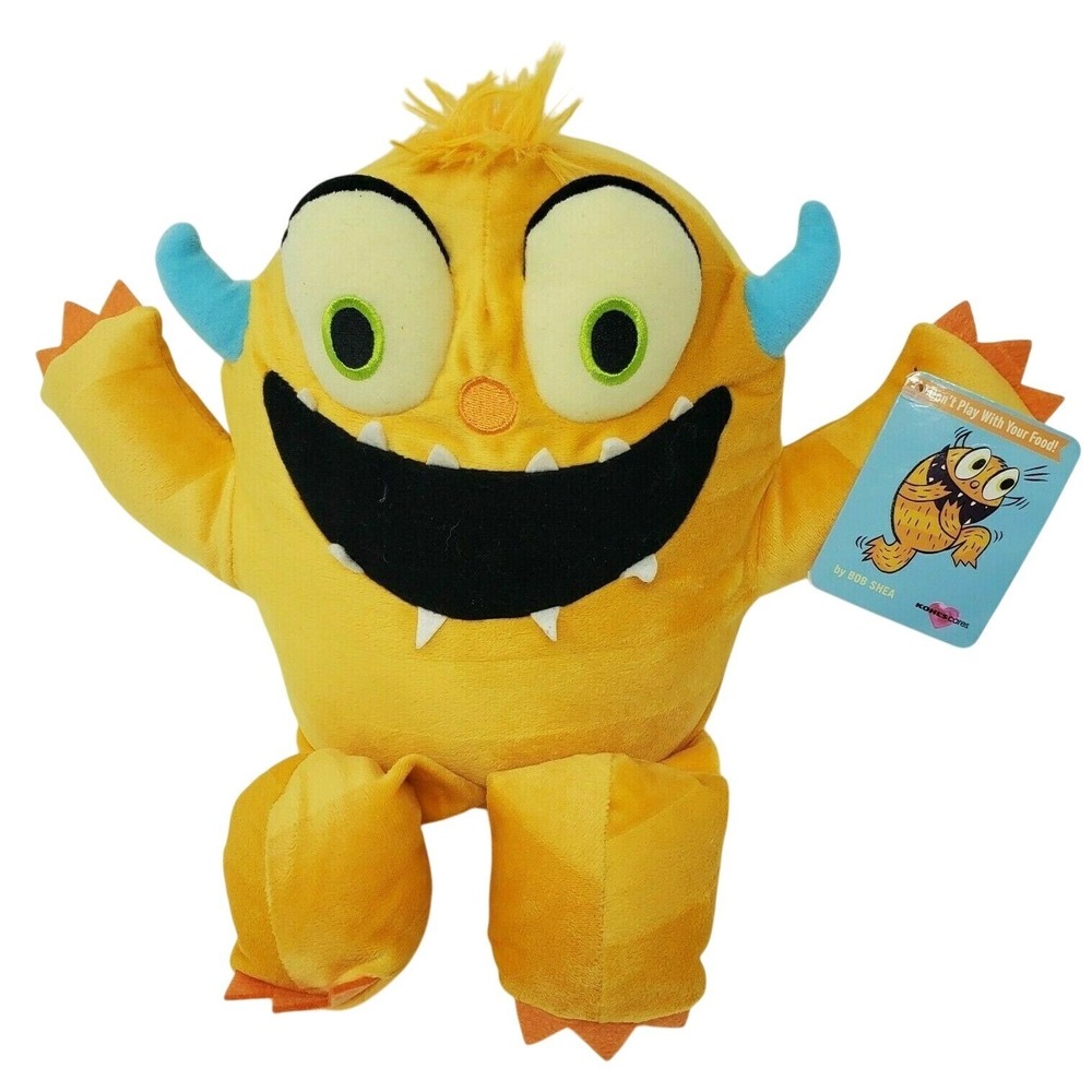 NWT Yellow Monster Plush from 'Don't Play with your Food' by Bob Shea NEW